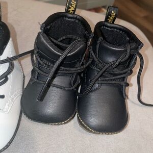 Dr. Martens Black Kids Boots